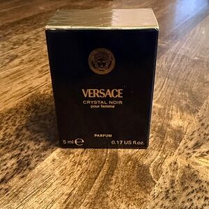 NEW Versace Crystal Noir Perfume - Black and Gold (5ml)